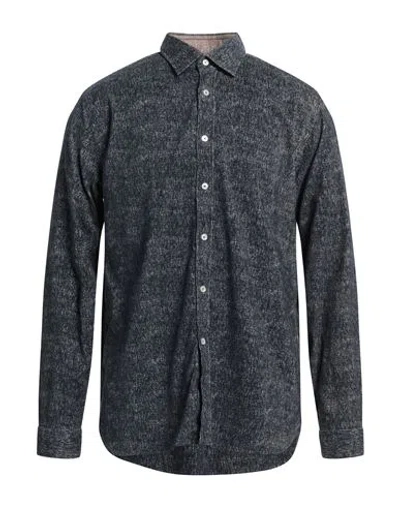 Xacus Man Shirt Midnight Blue Size 17 Cotton