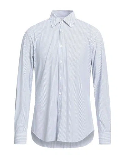 Xacus Man Shirt Midnight Blue Size 17 Polyamide, Elastane