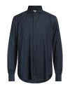 Xacus Man Shirt Midnight Blue Size 17 ½ Virgin Wool
