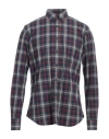 Xacus Man Shirt Navy Size 15 ¾ Cotton In Navy Blue