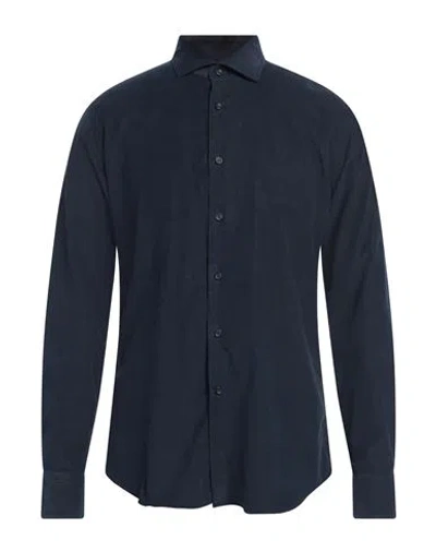 XACUS XACUS MAN SHIRT NAVY SIZE 16 COTTON