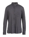 Xacus Man Shirt Navy Size 17 ½ Cotton In Blue
