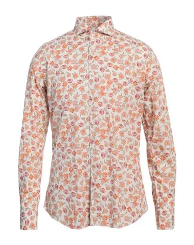 Xacus Man Shirt Off White Size 16 Cotton