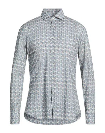 Xacus Man Shirt Pastel Blue Size 15 ¾ Cotton