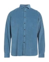 Xacus Man Shirt Pastel Blue Size 17 Cotton