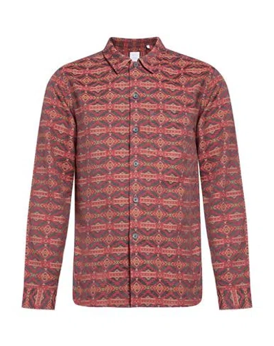 Xacus Man Shirt Red Size 15 ¾ Cotton