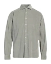 Xacus Man Shirt Sage Green Size 17 Cotton