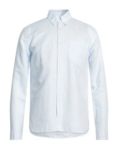 Xacus Man Shirt Sky Blue Size 15 ¾ Cotton, Hemp In White