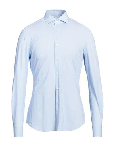 Xacus Man Shirt Sky Blue Size 15 ¾ Polyamide, Elastane