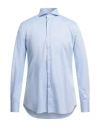 Xacus Man Shirt Sky Blue Size 15 Cotton