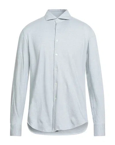 Xacus Man Shirt Sky Blue Size 16 Cotton, Cashmere