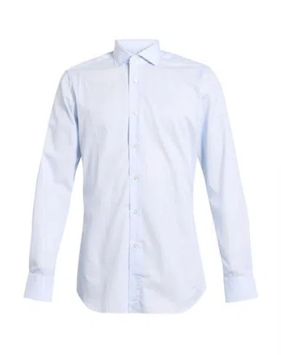 Xacus Man Shirt Sky Blue Size 17 ½ Cotton