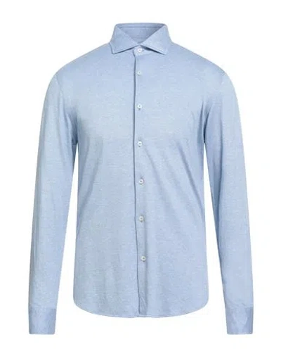 Xacus Man Shirt Sky Blue Size 17 ½ Cotton, Lyocell