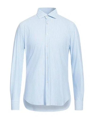Xacus Man Shirt Sky Blue Size 17 ½ Polyamide, Elastane