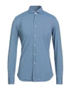 Xacus Man Shirt Slate Blue Size 15 ½ Polyamide, Elastane