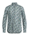 Xacus Man Shirt Slate Blue Size 16 Cotton