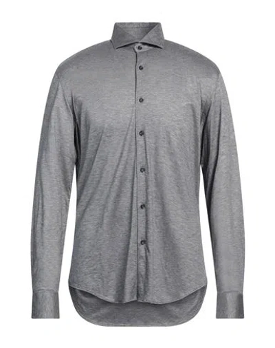 Xacus Man Shirt Slate Blue Size 16 ½ Cotton, Lyocell