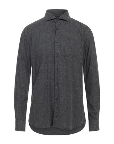 Xacus Man Shirt Steel Grey Size 17 Cotton