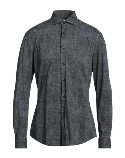 Xacus Man Shirt Steel Grey Size 16 ½ Polyamide, Elastane