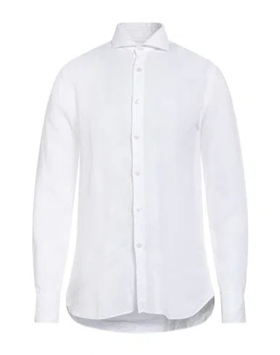 Xacus Man Shirt White Size 15 ¾ Linen