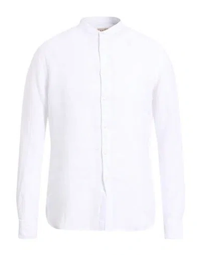 Xacus Man Shirt White Size 16 ½ Linen