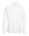 Xacus Man Shirt White Size 17 Cotton In White