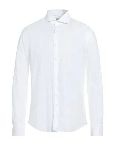 Xacus Man Shirt White Size 17 Cotton