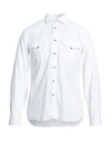Xacus Man Shirt White Size 17 Cotton