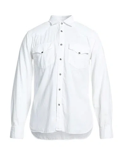 Xacus Man Shirt White Size 17 Cotton