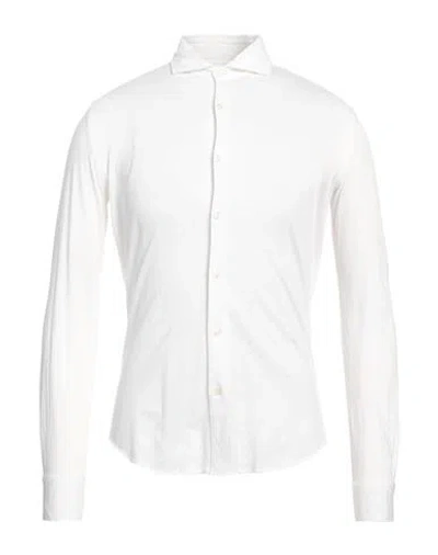 Xacus Man Shirt White Size 17 Cotton
