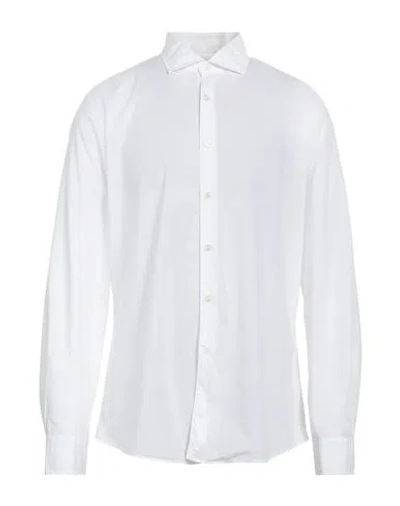 Xacus Man Shirt White Size 17 Cotton