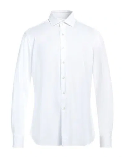 Xacus Man Shirt White Size 17 ½ Polyamide, Elastane