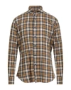 Xacus Man Shirt Yellow Size 15 ¾ Cotton In Multi