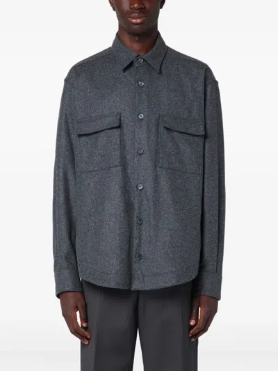 XACUS MÉLANGE-EFFECT SHIRT