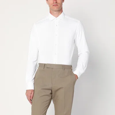 Xacus Men's Active Twill Shirt In White