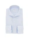 Xacus Micro-check Shirt In Blue