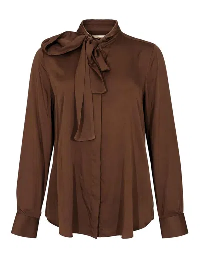Xacus Paloma Shirt In Brown