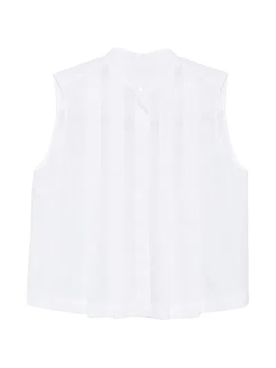 Xacus Pleated Shirt In White