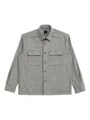 Xacus Pocket Shirt In Gray