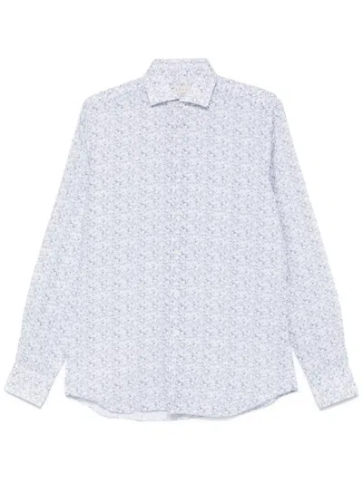 Xacus Printed Shirt In 蓝色