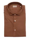 Xacus Camicia In Brown