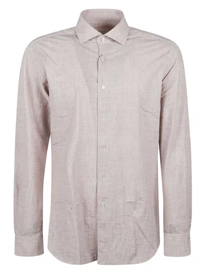 XACUS ROUND HEM PLAIN SHIRT