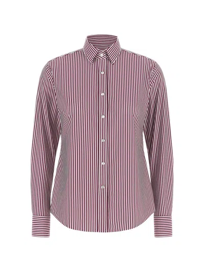 Xacus Sarakt Striped Shirt In Pink