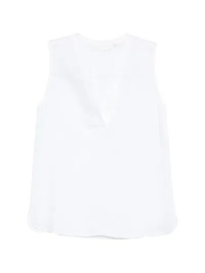 Xacus Selma Sleeveless V-neck Blouse In Pattern