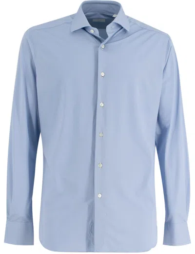 Xacus Shirt In Azzurro