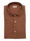 Xacus Shirt In Brown