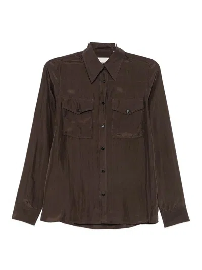 Xacus Shirt In Brown
