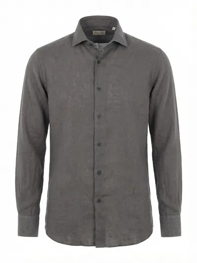 Xacus Linen Shirt In Gray