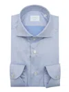 Xacus Light Blu Shirt With Pockets In Blue