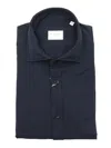 Xacus Button-down Shirt In Blue